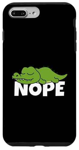 ���j Lazy Crocodile Alligator Not Today Nope �X�}�z�P�[�X iPhone 7 Plus/8 Plus �p
