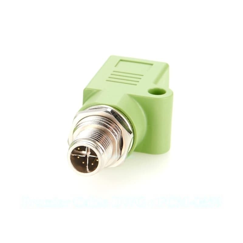 M12 to RJ45 Ethernet Adapter Converter, RJ45 Female to M12 X Code 8-pin Panel Mount Bulkhead Cable-Through Industrial Connector (PCM-0659)