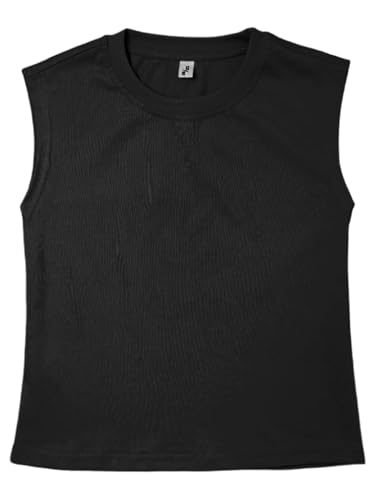 TTAO Kids Boys Tank Tops Cotton Soft Sleeveless Crewneck Tank Tops Shirts for Workout Running Sport3