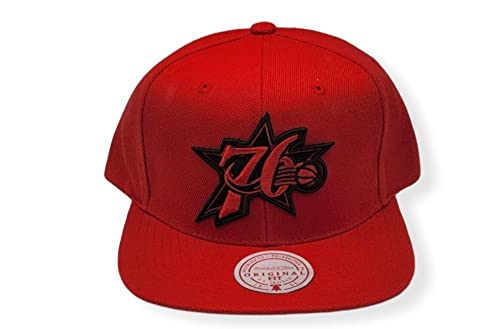 Mitchell & Ness Gorra Snapback Ajustable Roja miniatura 1