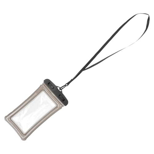 HOODANCOS Shower Phone Holder Waterproof Universal Phone Bag Inflatable Sealed Case Protect Your Device TPU Material Black