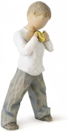 Willow Tree Corazón de Oro, Figura Esculpida Pintada a Mano miniatura 6