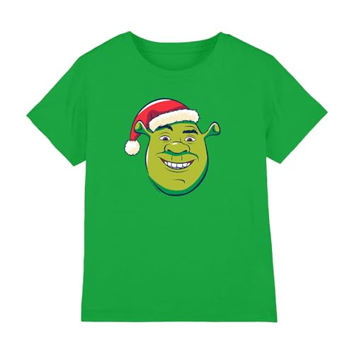 T-shirt Shrek Noël vert pour enfant de 7-8 ans, une idée cadeau drôle