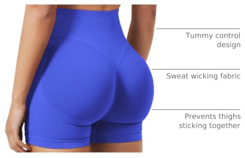 Image of VOYJOY Women Workout Impact Shorts 2.5 inch / 3.6 inch / 4.5 inch / 6 inch Scrunch Butt Booty | Tummy Control, High Waisted, Bike Short, Gentle Compression, for Women