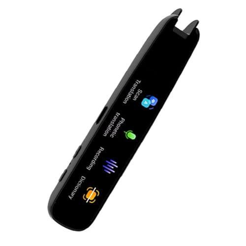 Luqeeg Lápiz Traductor Scan, 117 Idiomas, Amplia Base de Datos de Palabras Buena Precisión de Grabación Lápiz Traductor con Capacidades de Grabación