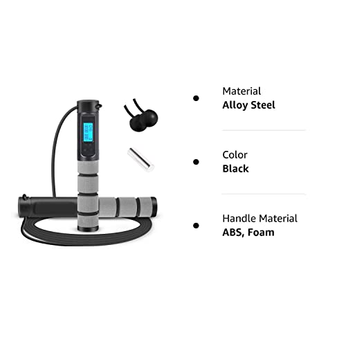 Wastou Corda per saltare, maniglia appesantita