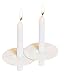 Howemon 150 Church Candles with Drip Protectors for Devotional Candlelight Vigil Service, Box of 150 Candles, Unscented White 5