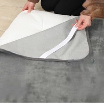 (訳あり) シーツ 敷き毛布 極暖 かんたん アッシュグレー シングル コットン100% 布団用