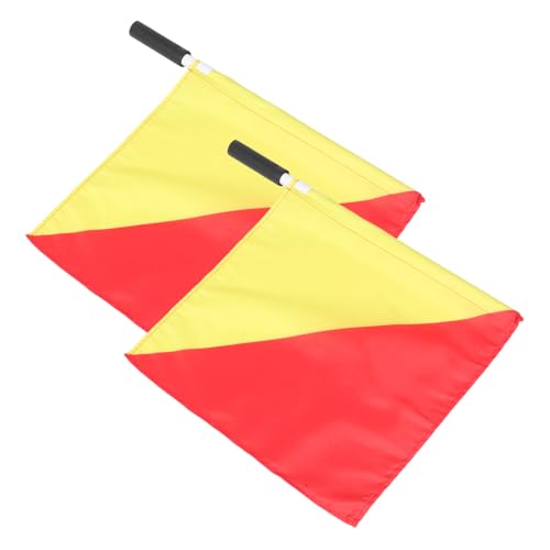 ULDIGI Flags 2pcs Navy Signal Flags 35x35cm Vibrant Colors Ideal for Marine Training Drills