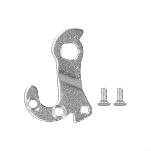 Belnotelt Aluminiumlegierung Fahrrad Schaltwerk Aufhänger für Giant TCX FCR OCR für TCR Qualität Metall Getriebe Mech Haken Rahmenhalterung Silber Fahrradkomponenten Zubehör