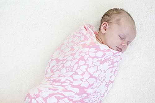Image of SwaddleDesigns Marquisette Receiving Swaddle Blanket for Baby Boys & Girls, Soft Premium Cotton Muslin, Best Shower Gift, Pink Lush, Parent Picks Award Winner Small