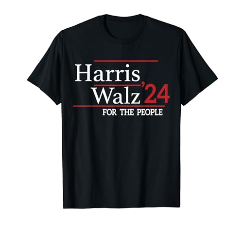 Kamala Harris Walz 24 Maglietta