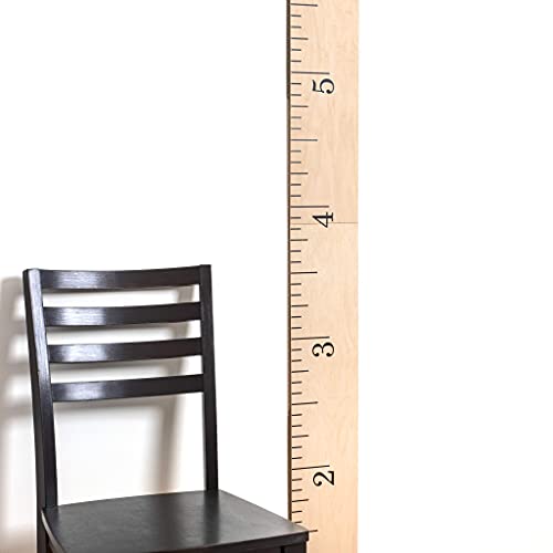 Headwaters Studio Wooden Ruler Growth Chart For Kids, Boys & Girls - Height Chart & Height Measurement For Wall - Kids Nursery Wall Decor And Room Hanging Wall Decor - Natural Schoolhouse Ruler Inches #TOP3