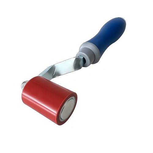 1-3/4" Wide Silicone Seam Roller Savina Quilting Seam Roller Silicone Pressing Roller Easy to Grip Handle Tools for Quilting Sewing Wallpaper TPO PVC Roofing Home Decoration