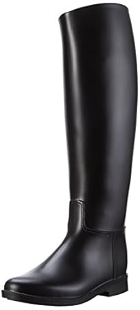 PFIFF 101658 Reitstiefel Glasgow, Gummireitstiefel, Kinder Damen, Schwarz 29-42