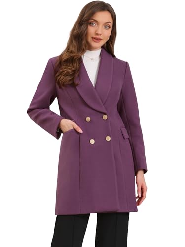 Manteau d'hiver double boutonnage au style parisien pour vos sorties en ville