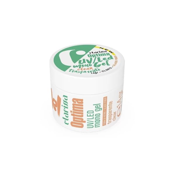 Alta viscosità CLARISSA OPTIMA MONO GEL UV/LED ROSA FIBRA DI VETRO 14 gr