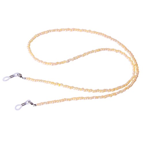 TOOGOO(R) Faux Pearl Beaded Eyeglass Reading Glasses Eyewear Decorative Holder Chain Cord