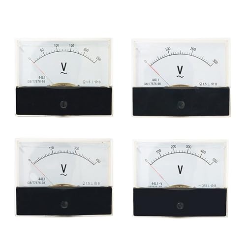 Voltmètre AC 500V 44l1-v indicateur de tension analogique 80x100mm