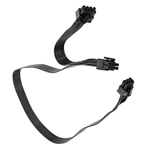 Suyitai Sostituzione per Cooler Master Silent Pro Gold PCIe 6 pin a doppio 6+2 8-P cavo di alimentazione