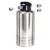 Blu Tech RV Water Softener, Stainless Steel Portable Water Softener, 10,000 Grain with Stainless Ste