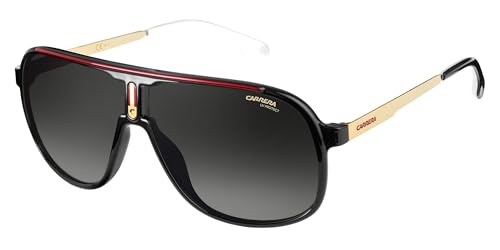 Non Polarizzato Carrera Occhiali da Sole 1007/S BLACK GOLD/DARK GREY SHADED 62/10/140 uomo