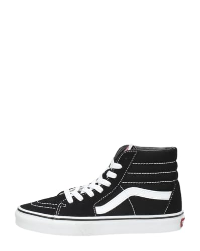 Vans Unisex Adulto SK8-Hi Sneaker, Black/Black/White, 38.5 EU