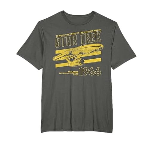 Star Trek: The Original Series Enterprise 1966 Collegiate Camiseta | Ya disponible en tu tienda friki favorita! En mundofriki.es!