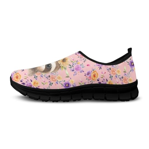 Women Walking Shoes Slip-On Breathable Mesh Laofers Comfortable Casual Athletic Shoes Running Jogging Footwear2