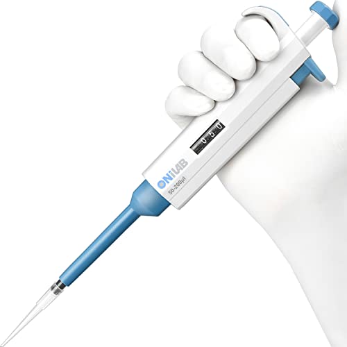 Onilab Lab Micropipette, Adjustable Volume Single Channel Pipettors,50-200Ul, #TOP13