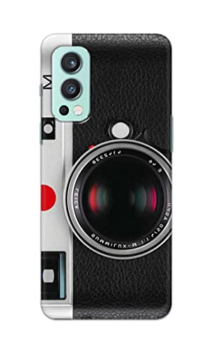 Image of Printed Hard Back Cover Case for OnePlus Nord 2 5G Back Cover (Vintage Camera) -702