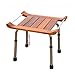 WYBF duschhocker modern Holz wasserfest hocker/Kinder Erwachsene senioren badhocker duschhocker/Vintage antirutsch Holz hocker