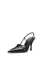 Michael Kors Women's Haisley Sling Pump, Black, 7.5