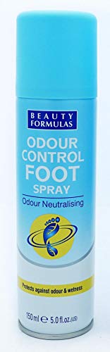 Beauty Formulas (TWO PACKS) Beauty Formulas Odour Control Foot Spray 150ml.