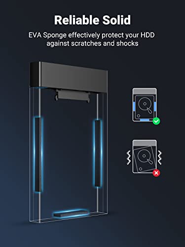 UGREEN Caja externa USB 3.0 para disco 2.5 pulgadas SATA miniatura 4