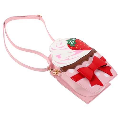 Sac fraise adorable avec nœud gâteau et sangle réglable LIFKOME