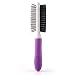 Double-Sided Pet Brush for Grooming & Massaging Dogs, Cats & Other Animals – Fur Detangling Pins & Coat Smoothing Slicker Bristles, Double the Brushing Groom Power In One Tool (Double Sided Brush)