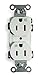 15A 5-15R 125V Receptacle Duplex White - Pack Of 6