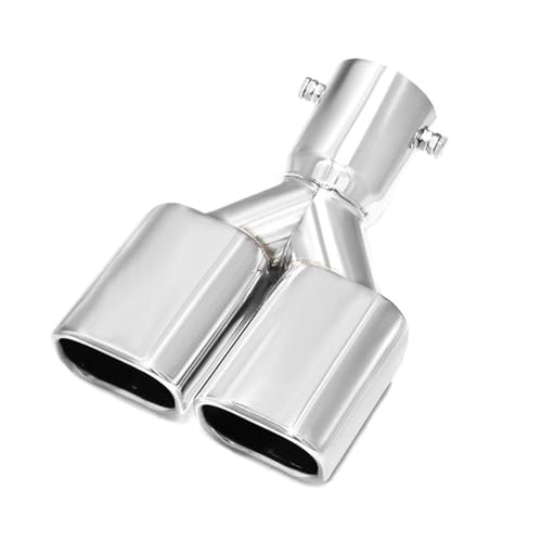 Tubo Escape Coche Punta Escape Coche 2024 Para Toyota Serie 40 Silenciador Tubo Cuadrado Doble Cabezal Acero Inoxidable
