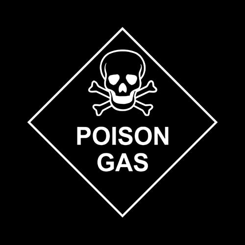 SCSHY Engomada del Coche 15.9Cm15.9Cm Etiqueta De Advertencia para Coche Decoración De Vinilo Negro/Plateado