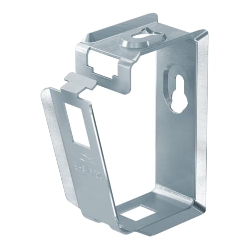 fischer Sammelhalter Metall SHA M 30, Metall Sammelhalter mit hoher Festigkeit und Sicherheit, Montage oberhalb von Brandschutzdecken, Werkzeuglos bedienbarer Verschluss, 25 Stück