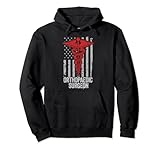Amerikanische Flagge Orthopädischer Chirurgen, Spezialist für Chirurgie Pullover Hoodie