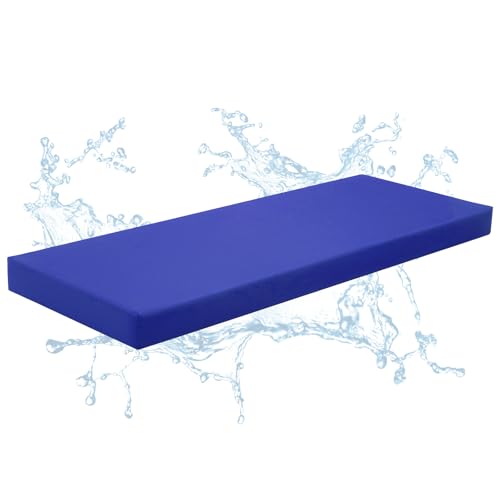 Tudomro Sauna Seat Cushion Mat, Waterproof & Heat Resistant Pad, High-Density Foam Heat Insulation Mat,Infrared Sauna Accessories, Steam Room, Shower Bench and Bathhouse(Navy Blue)