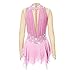 Kmeruoys Women's and Girls' Roller Ice Figure Skating Dress Figure Skating Costume Training (Color : Pink, Size : 8 Years)