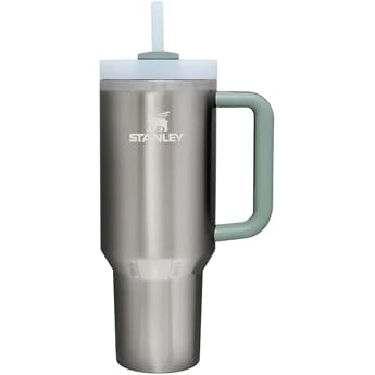 STANLEY 10-10824-239 Water Bottle Mug H2.0 Vacuum Slim Quencher 3.6 fl oz 1.18 L Silver 10-10824-239 Silver/FF