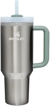 STANLEY 10-10824-239 Water Bottle Mug H2.0 Vacuum Slim Quencher 3.6 fl oz 1.18 L Silver 10-10824-239 Silver/FF