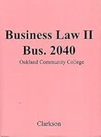 Business Law II 1133439217 Book Cover