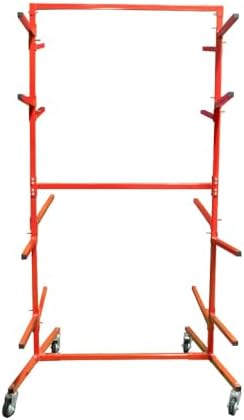 Floor Mobile Bumper Storage Rack - Double Sided Bumper Storage Rack for Automobile Parts - Maximize Efficiency with Double-Sided Automobile Parts Storage