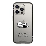 【Amazon.co.jp限定】CASETiFY コンパクト iPhone 15 Pro ケース [薄型軽量/耐衝撃/米軍MIL規格] - The Weakest, Yet the Strongest Being - クリア ブラック