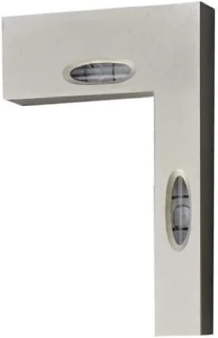 134 Cross Test Level and Plumb, 3 Inch Cast Iron Machinist Level, Satin Nickel Finish, 2 Level & 2Plumb Vials, Precision Tool for Machinery Setup, 24-30 Min Accuracy 50569